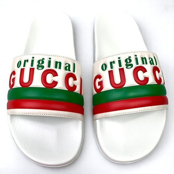 NIB Gucci Original Gucci Slide Sandals Size 8 - Picture 8 of 13